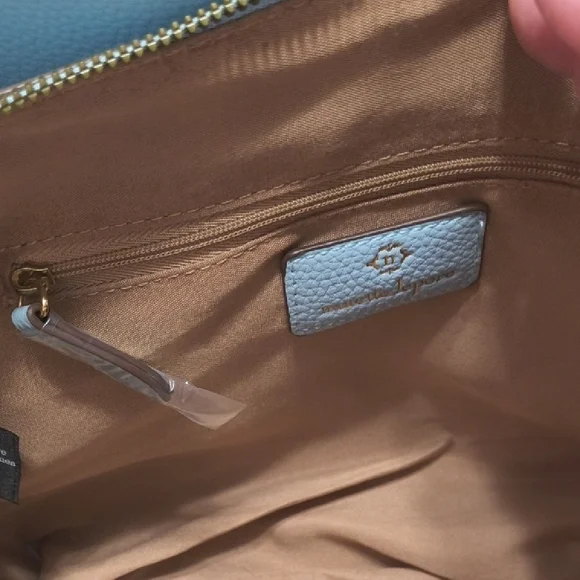 Nanette Lepore Kassandra Triple Section Shoulder Bag Ice Blue - Picture 5 of 15